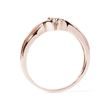 FEINER RING MIT CHAMPAGNERFARBENEM DIAMANTEN IN ROSÉGOLD - VERLOBUNGSRINGE MIT FARBIGEN DIAMANTEN - VERLOBUNGSRINGE