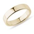 Moderní prsten ze žlutého zlata pro muže