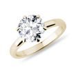 LUXURIÖSER RING MIT LABOR-DIAMANT IN GELBGOLD - RINGE MIT LAB GROWN DIAMANTEN - VERLOBUNGSRINGE