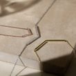 DIAMOND V NECKLACE IN WHITE GOLD - DIAMOND NECKLACES - NECKLACES