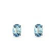 OVAL TOPAZ EARRINGS IN WHITE GOLD - TOPAZ EARRINGS{% if category.pathNames[0] != product.category.name %} - {% endif %}
