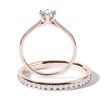 ENGAGEMENT AND WEDDING RING SET IN ROSE GOLD - ENGAGEMENT AND WEDDING MATCHING SETS - ENGAGEMENT RINGS