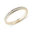 DIAMOND WEDDING RING IN YELLOW GOLD - WOMEN'S WEDDING RINGS - WEDDING RINGS