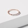 DIAMOND RING IN ROSE GOLD - WOMEN'S WEDDING RINGS - WEDDING RINGS