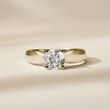 VERLOBUNGSRING MIT 1,0 CT LABORDIAMANT IN GELBGOLD - RINGE MIT LAB GROWN DIAMANTEN - VERLOBUNGSRINGE