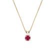 RUBY NECKLACE IN GOLD - RUBY NECKLACES - NECKLACES