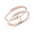 DOPPELTER RING AUS 14 KT ROSÉGOLD - RINGE ROSÉGOLD - RINGE