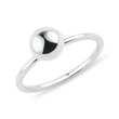 WHITE GOLD BALL RING - WHITE GOLD RINGS - RINGS