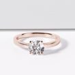 Verlobungsring mit 1ct Diamanten in Roségold