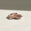 DIAMOND HOOP EARRINGS IN ROSE GOLD - DIAMOND EARRINGS - EARRINGS