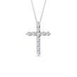 DIAMOND CROSS PENDANT NECKLACE IN WHITE GOLD - DIAMOND NECKLACES{% if category.pathNames[0] != product.category.name %} - {% endif %}