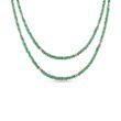 Necklace with Emeralds in Yellow Gold