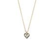 COLLIER CŒUR POUR ENFANT EN OR JAUNE ET DIAMANTS - COLLIERS POUR ENFANTS - COLLIERS