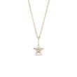 DIAMOND STAR PENDANT WITH DIAMONDS IN YELLOW GOLD - DIAMOND NECKLACES - NECKLACES