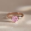ROSE GOLD 1CT PINK DIAMOND ENGAGEMENT RING - RINGS WITH LAB-GROWN DIAMONDS - ENGAGEMENT RINGS