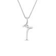 DIAMOND GOLD CROSS PENDANT - DIAMOND NECKLACES - NECKLACES