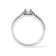 LUXURY DIAMOND RING IN 14K WHITE GOLD - DIAMOND ENGAGEMENT RINGS - ENGAGEMENT RINGS