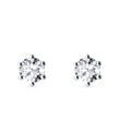 BOUCLES D'OREILLES EXCLUSIVES 2 CT EN OR BLANC - PUCES D'OREILLES EN DIAMANT - BOUCLES D'OREILLES