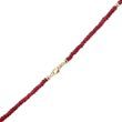 RUBY NECKLACE IN YELLOW GOLD - MINERAL NECKLACES - NECKLACES