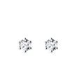 3.7 MM DIAMOND STUDS IN WHITE GOLD - DIAMOND STUD EARRINGS - EARRINGS