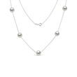 COLLIER D'OR JAUNE AVEC PERLES AKOYA - COLLIERS DE PERLES - PERLES