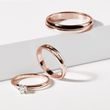 DIAMOND WEDDING RING SET IN ROSE GOLD - ROSE GOLD WEDDING SETS - WEDDING RINGS