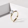 1CT LAB GROWN DIAMOND RING IN YELLOW GOLD - RINGS WITH LAB-GROWN DIAMONDS - ENGAGEMENT RINGS