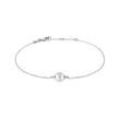 BRACELET EN OR BLANC AVEC PERLE - BRACELETS EN PERLES - PERLES