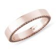 MEN'S BLACK DIAMOND WEDDING BAND IN ROSE GOLD - RINGS FOR HIM - WEDDING RINGS