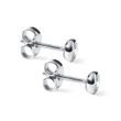 LÜNETTE DIAMANTOHRSTECKER IN WEISSGOLD - OHRSTECKER DIAMANT - OHRRINGE