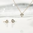 COLLIER CŒUR POUR ENFANT EN OR JAUNE ET DIAMANTS - COLLIERS POUR ENFANTS - COLLIERS