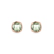 GREEN AMETHYST EARRINGS IN ROSE GOLD - AMETHYST EARRINGS - EARRINGS