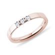 WEDDING RING WITH DIAMONDS IN ROSE GOLD - WOMEN'S WEDDING RINGS - WEDDING RINGS