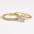 RING MIT OVALEM LABORDIAMANTEN IN GELBGOLD - RINGE MIT LAB GROWN DIAMANTEN - VERLOBUNGSRINGE