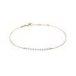 KETTENARMBAND MIT PERLEN AUS 14 KT GELBGOLD - PERLEN ARMBÄNDER - PERLEN