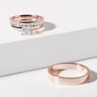 MINIMALIST WEDDING RING SET IN ROSE GOLD - ROSE GOLD WEDDING SETS - WEDDING RINGS