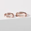 DAMENRING MIT ZWEI DIAMANTEN IN ROSÉGOLD - RINGE DIAMANT - RINGE