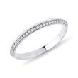 WHITE GOLD AND DIAMOND WEDDING RING - WOMEN'S WEDDING RINGS - WEDDING RINGS