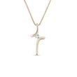 DIAMOND GOLD CROSS PENDANT - DIAMOND NECKLACES - NECKLACES