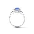 GOLDRING MIT TANSANIT UND DIAMANTEN - RINGE TANSANIT - RINGE