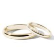MODERNES TRAURINGSET AUS 14KT GELBGOLD MIT DETAILS - GELBGOLDENE TRAURINGE IM SET - TRAURINGE