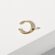 YELLOW GOLD LAB GROWN DIAMOND SINGLE EAR CUFF - EAR CUFFS - EARRINGS