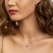 SET AUS HALSKETTE UND OHRRINGEN MIT TANSANITEN IN WEISSGOLD - SCHMUCK-SETS - SCHMUCK