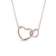 COLLIER EN OR ROSE AVEC PENDENTIF CŒUR - COLLIERS EN OR ROSE - COLLIERS