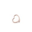 14K ROSE GOLD HEART PENDANT WITH A DIAMOND - PENDANTS - NECKLACES
