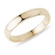 BAGUE MINIMALISTE POUR HOMMES EN OR JAUNE - ALLIANCES DE MARIAGE HOMMES - ALLIANCES DE MARIAGE