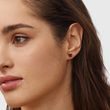 Rhodolite stud earrings in rose gold