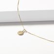 GOLD NECKLACE MEDALLION WITH DIAMOND - DIAMOND NECKLACES - NECKLACES