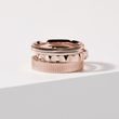 MEN'S RING WITH DELICATE ENGRAVING IN ROSE GOLD - RINGS FOR HIM - WEDDING RINGS