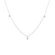 COLLIER EN OR BLANC AVEC DIAMANTS - COLLIERS AVEC DIAMANTS - COLLIERS